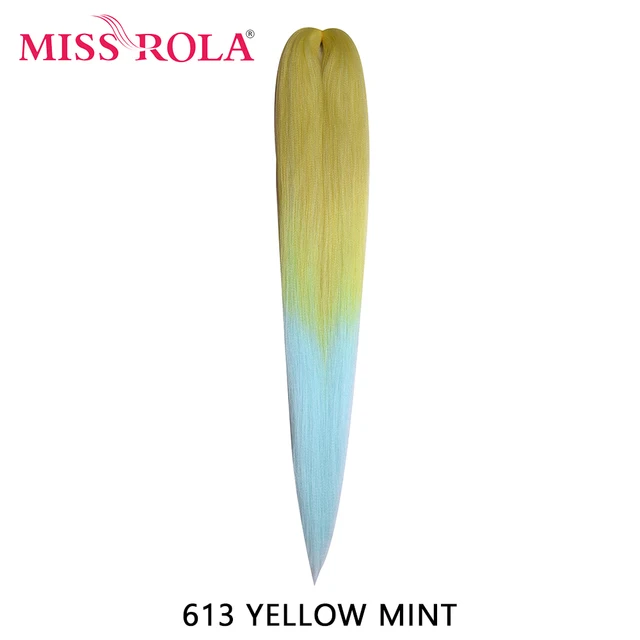 Miss Rola Synthetic New Color 24Inches 100g Kanekalon Hair Wholesale Braid Hair Extension Pre Stretched Pink Twist Jumbo Braids #1B