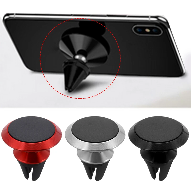 

Universal 360 Degree Rotation Magnetic Car Holder Air Vent Mount For Smart Cell Mobile Phone GPS Magnet Cell Phone Stand Holder