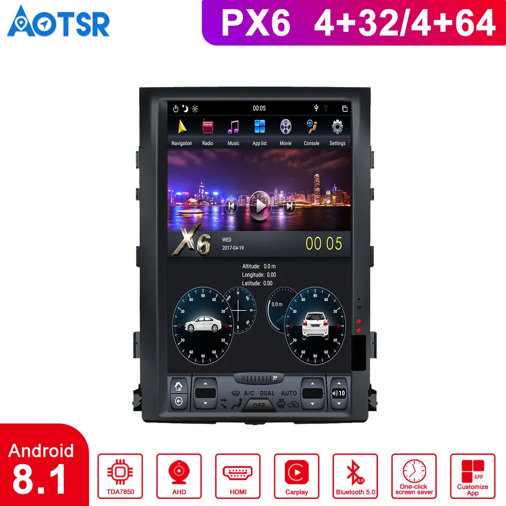 

Car Multimedia Android 8.1 Tesla style 16 inch Car GPS for TOYOTA LAND CRUISER LC200 2008-2015 PLUS Video Player Car GPS Tracker
