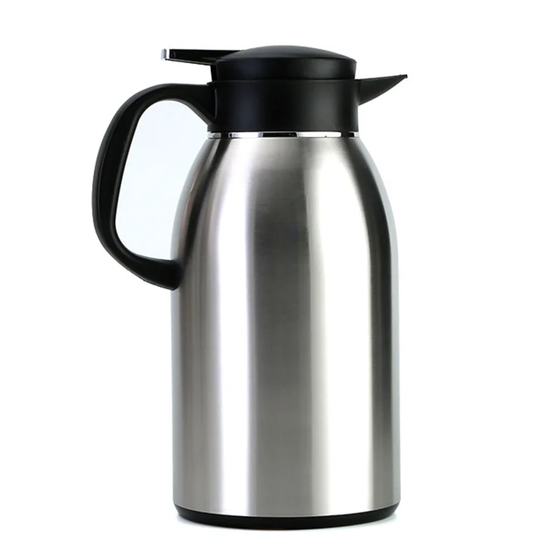 

Thermal Coffee Carafe Stainless Steel-Heavy Duty 24hr Lab Tested Heat Retention, 2.2 Liter 68oz Insulated Coffee Thermos Water