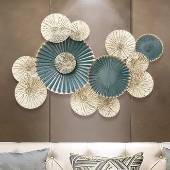 

3D metal Modern simple iron creative wall decoration sofa background wall bedroom decoration home wall hanging room decor