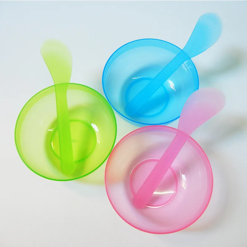 Taoye teemo 2pcs/set Portable Plastic Facial Mask Bowl Stick Brush Set Women DIY Mixing Applying Facial Care Makeup Tools Kit Taoye teemo 2pcs/set Portable Plastic Facial Mask Bowl Stick Brush Set Women DIY Mixing Applying Facial Care Makeup Tools Kit