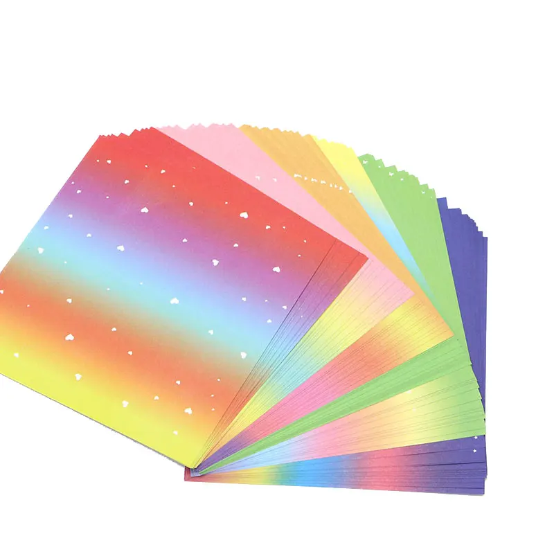 Multisizes Square Origami Paper Colorful Double Sides Crafts Paper For Home Kindergarten Kids DIY Scrapbook Papers 48pcs Scrapbook Paper