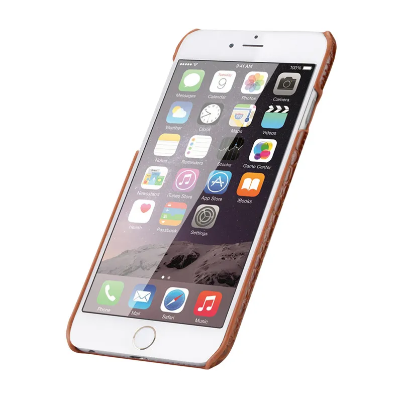 BestNull первый слой воловьей кожи крокодила линии задняя крышка чехол для iPhone 7 4,7 дюймов смартфон