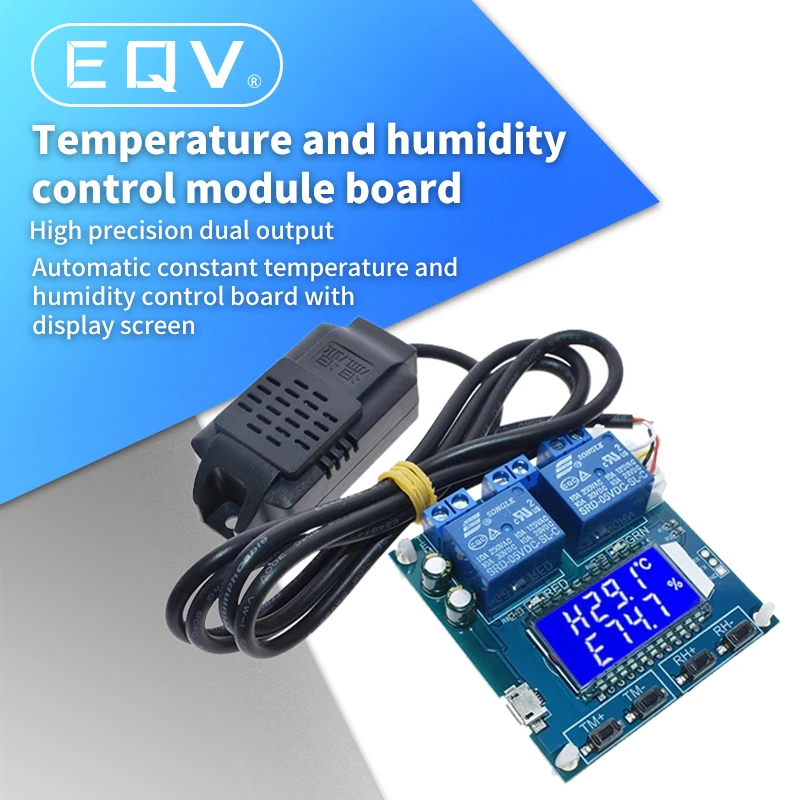 SHT20 Humidity Temperature Controller DC 12V 0 100RH 20 60 Celsius
