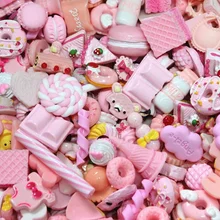 10 шт Diy поставки слаймов аксессуары чехол для телефона украшение для слизи наполнитель миниатюрная полимерная для торта фрукты конфеты