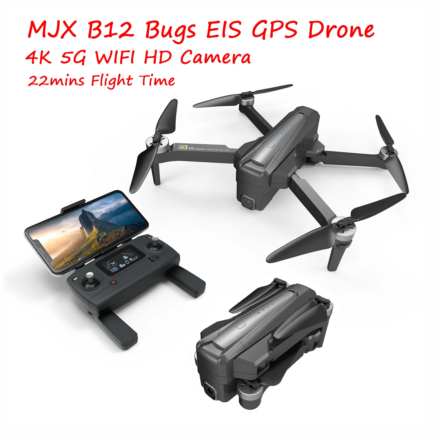 MJX B12 Bugs 12 EIS GPS Drone 4K 5G 