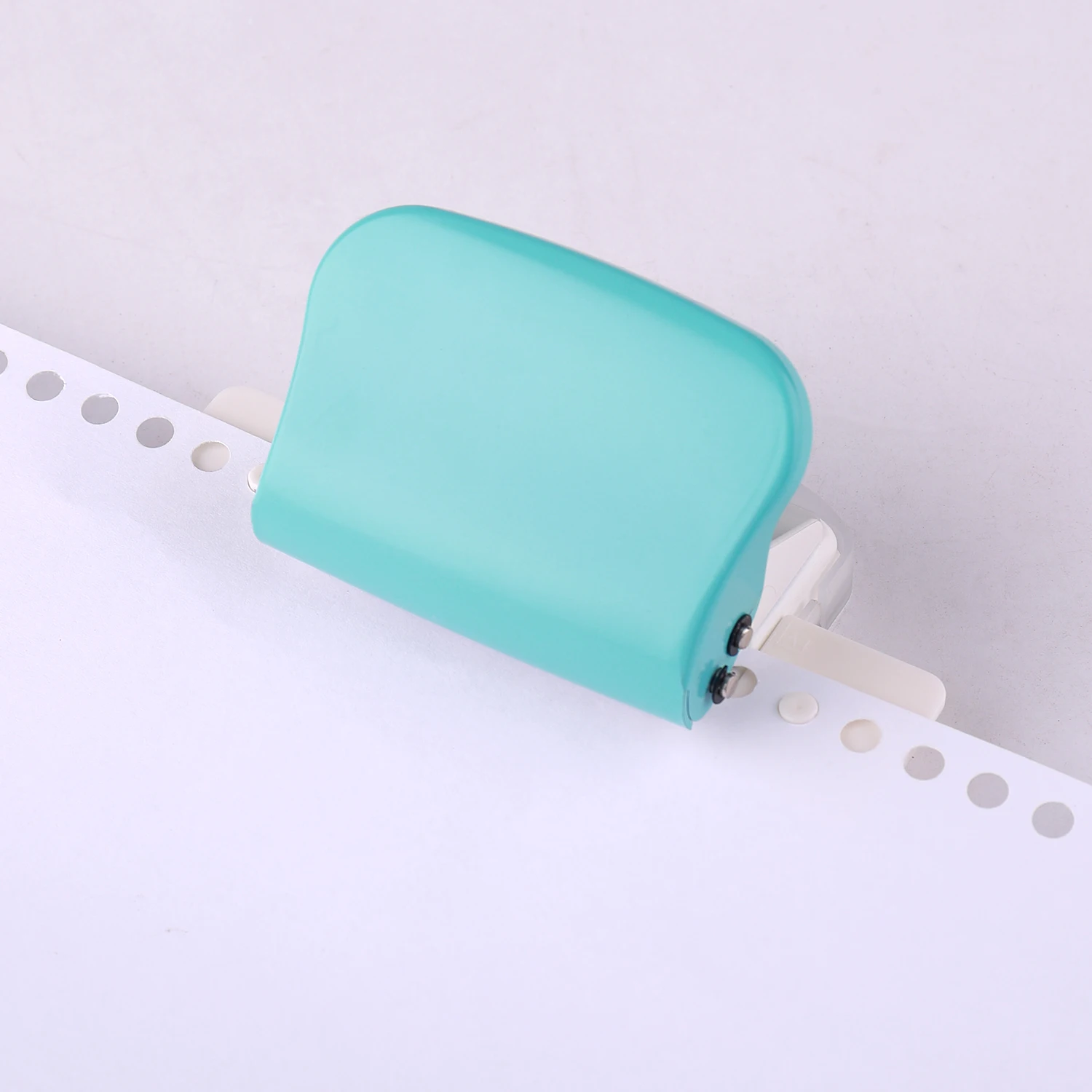 Decoe 6-Hole Paper Punch Handheld Metal Hole Puncher 5 Sheet Capacity 6mm for A4 A5 B5 Notebook Scrapbook Diary Planner 