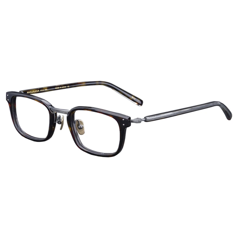 Japanese Glasses GMS820 Vintage Glasses Frame Famous Brand Design High Quality Titanium Frame Glasses Square Male's Eyeglasses