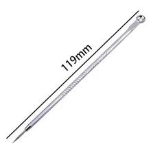 OUTTOP 7 шт./1 Набор прыщ, шрам, акне удаление акне набор инструментов Профессиональный унисекс Серебряный July17d