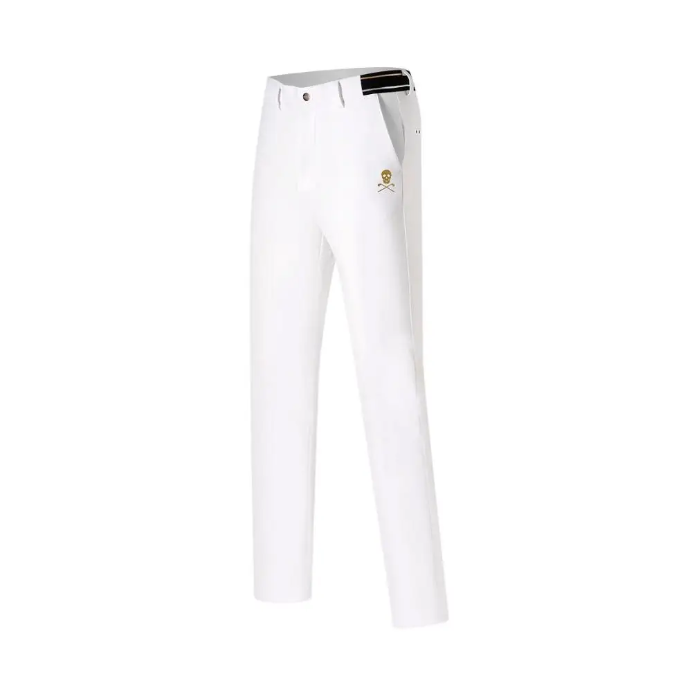 

Golf Pants Mark Lona Clothing Summer Men's Skull Golf Pant Outdoor Sport Zipper Fly Female Cotton Golf Pants