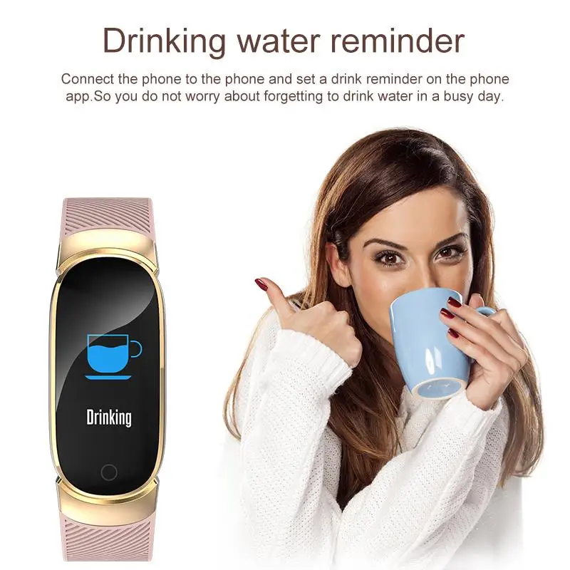 IP67 Waterproof Smart Watch Bracelet Heart Rate Monitor Blood Pressure Oxygen Health Stopwatch Fitness Track Sports Watch