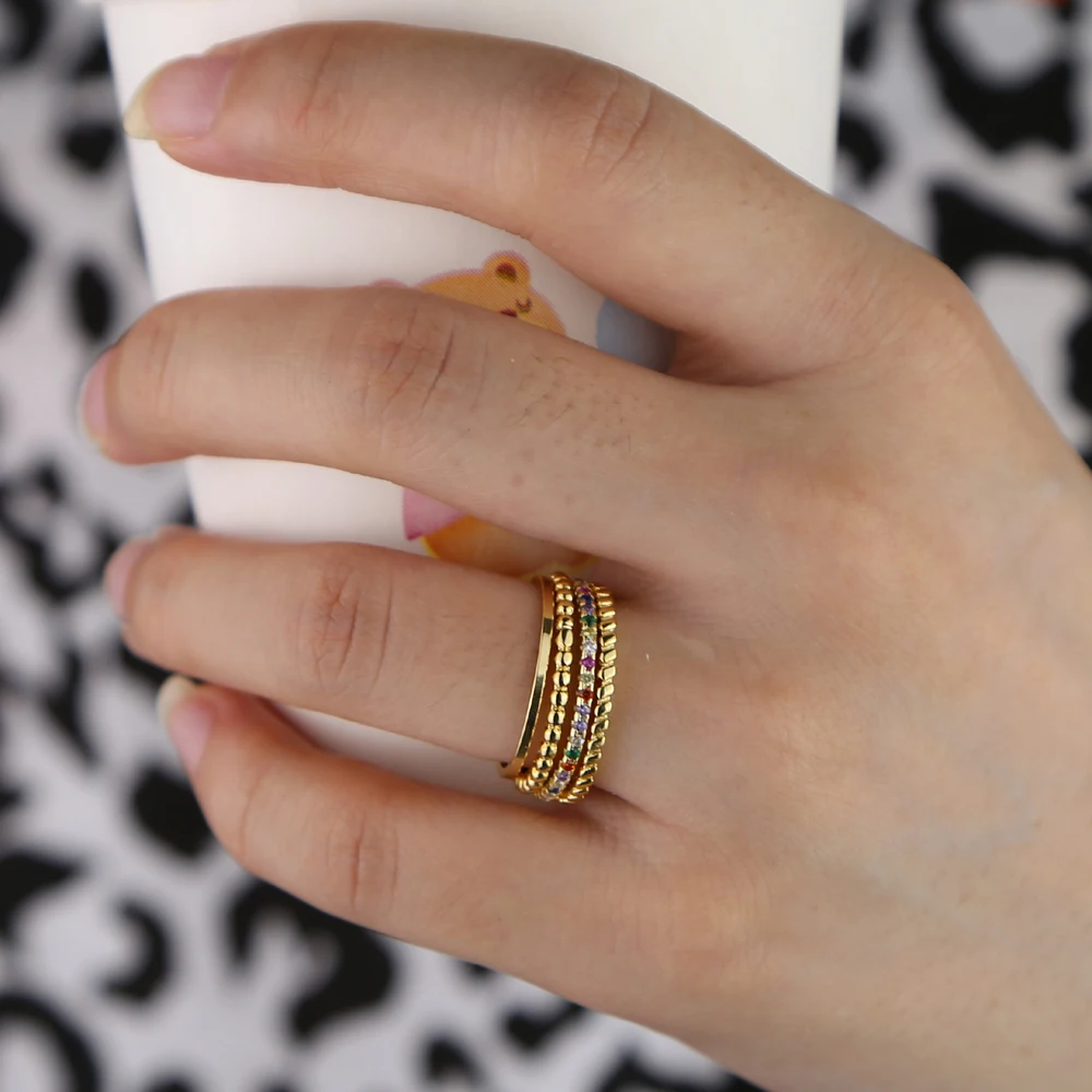 BRASS RING H size 5 6 7 8 (9)