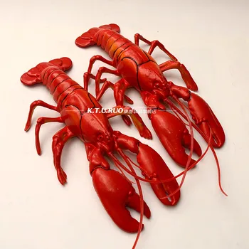 

Two simulated lobsters，， Playing tricks on others，cultivating children's cognition，Decorating rooms ，photography