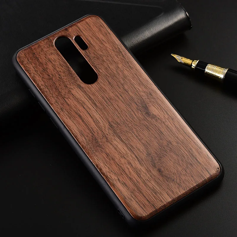 

Case for Xiaomi Redmi note 8 Pro Slim Wood Back Cover TPU Bumper Case for Redmi Note8 pro Phone Cases