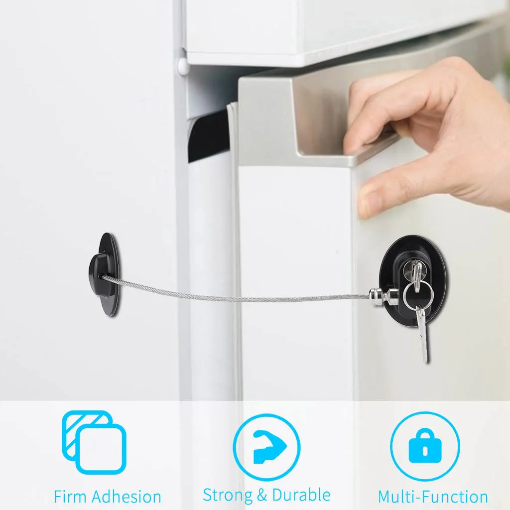 Sicherheit Baby Kühlschrank Kühlschrank Schloss mit M6D5 Schlüsselschrank J6L2 