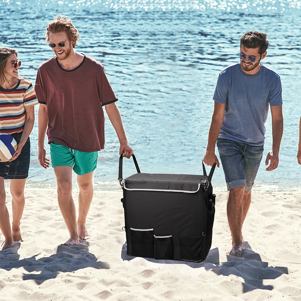 Joytutus 50L Car Refrigerator Protective Bag Portable Carry Bag for Mini Fridge Keep Cooling Drip-Proof Storage Bag
