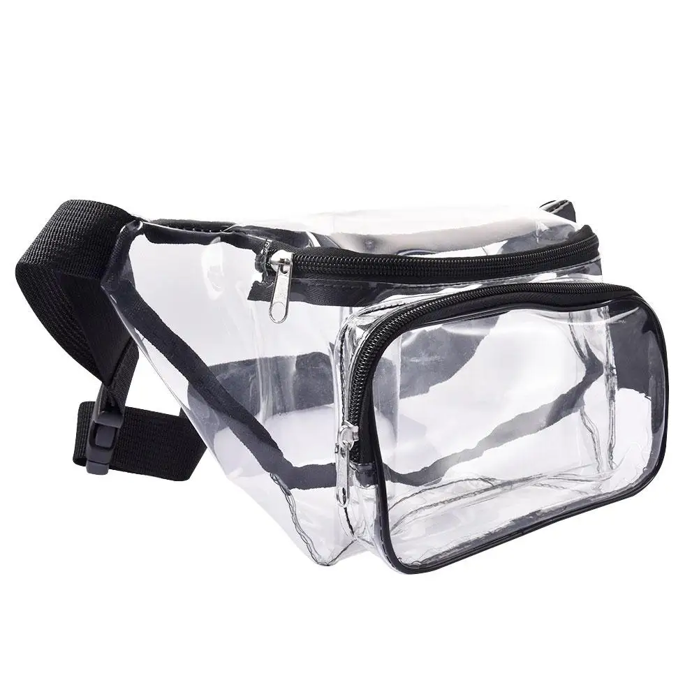 PVC Waterproof Sports Bag Transparent Storage Bag Adjustable Backpack Sports Pockets Gym Bag For Outdoor Sports Riding Hiking