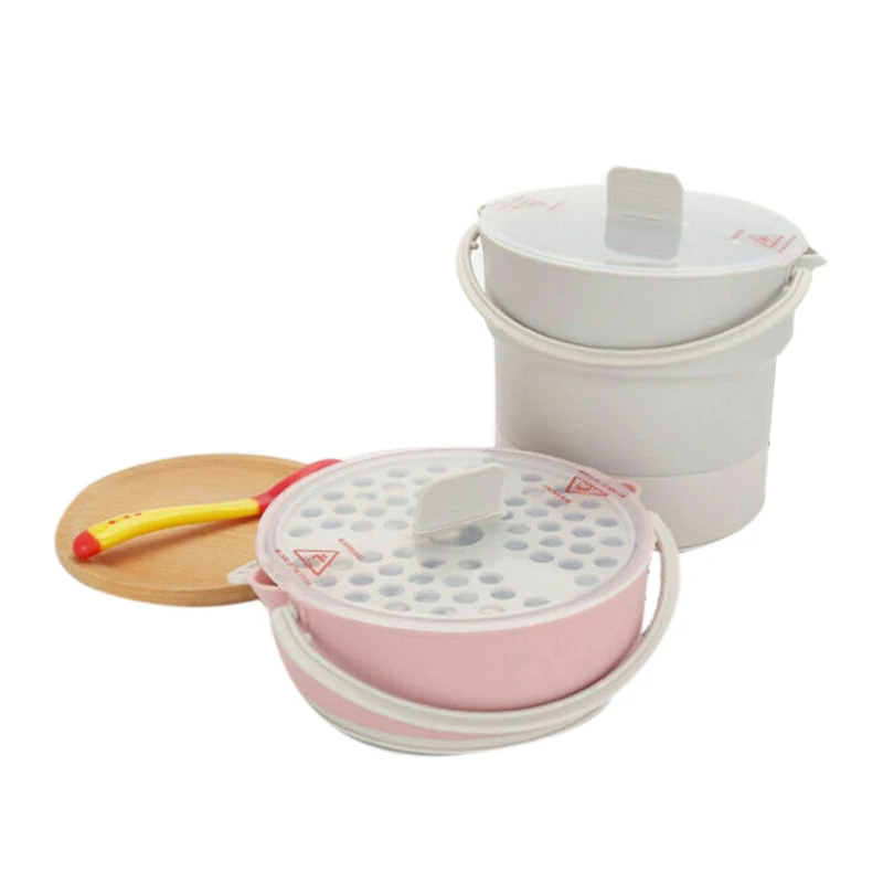 Portable Electric Hot Pot Cooker Multi-Function Travel Folding Electric Skillet US Plug