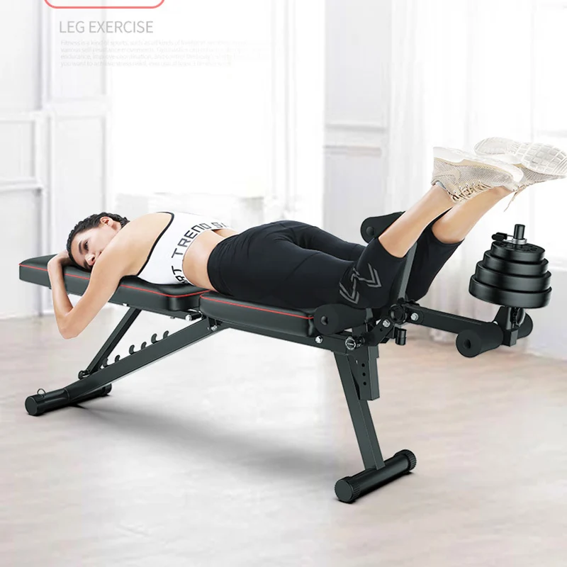 MIYAUP-Indoor Workout Bench, Fitness Exercise, Gym, Sports Training, Adjustable, Sit-up Stool