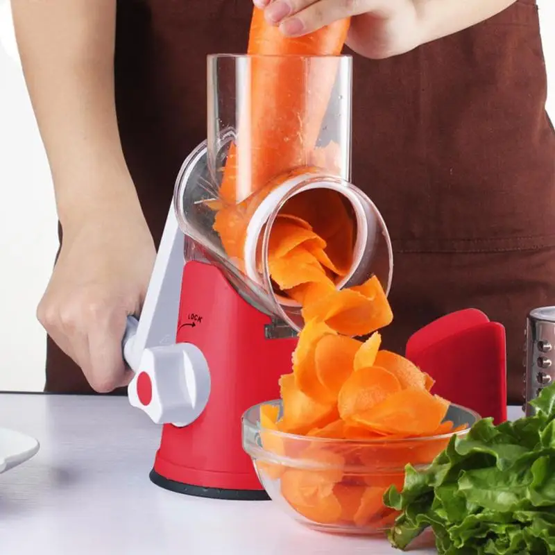 

Manual Multifunctional Vegetable Cutter Kitchen Gadgets Potato Fruit Round Cutter Slicer Shredder Kitchen Accessories Dropship