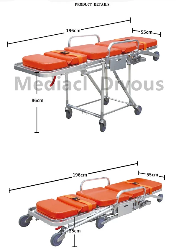 Ambulance Stretcher Dimensions Prices Clearance