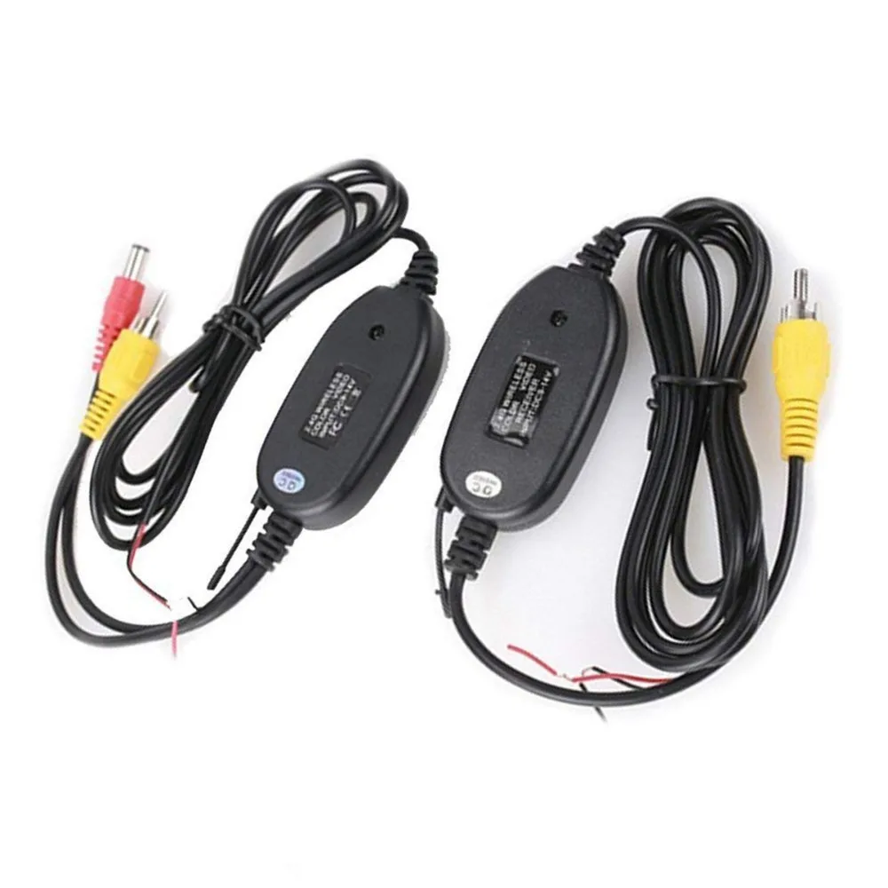 2.4G Wireless Transmitters Receiver PAL NTSC Wireless Video Transmitter And Receivers Kit For 12V Car Rear View Camera 2.4G Wireless Transmitters Receiver PAL NTSC Wireless Video Transmitter And Receivers Kit For 12V Car Rear View Camera