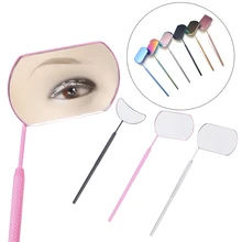 Check Eyelash Extension Grafting Mirror Mouth Oral Teeth Care Eyelashes Makeup