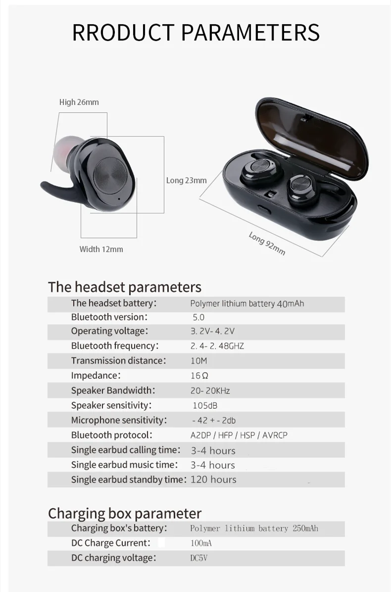 KYCXD TWS bluetooth 5,0 наушники мини спортивные наушники с шумоподавлением Беспроводные наушники для iPhone xiaomi