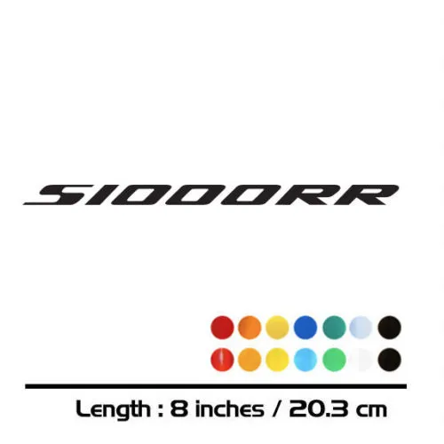 

2 X New Sales motorcycle bike Fuel tank Wheels Fairing notebook Luggage helmet MOTO Sticker decals For BMW S1000RR