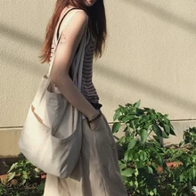 Женская большая Холщовая Сумка для покупок, многоразовая большая сумка для покупок, Экологичная сумка для покупок, сумки на плечо для молодых девушек