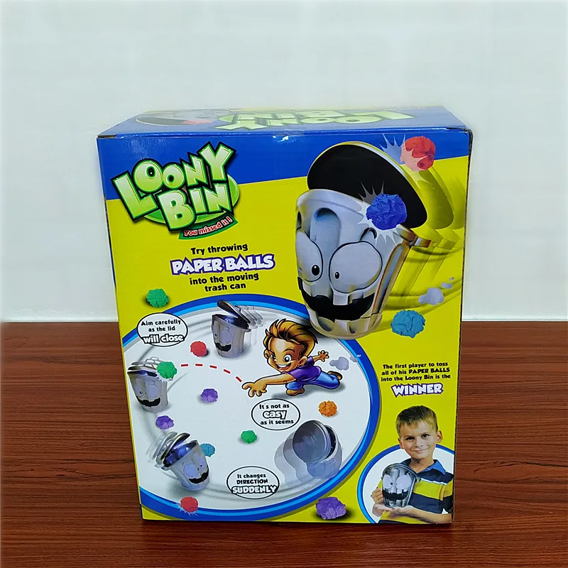Детский Электрический безумный мусорный бак, мусорный бак, игрушка для дома, декомпрессионная съемка, веселые интерактивные игры для детей