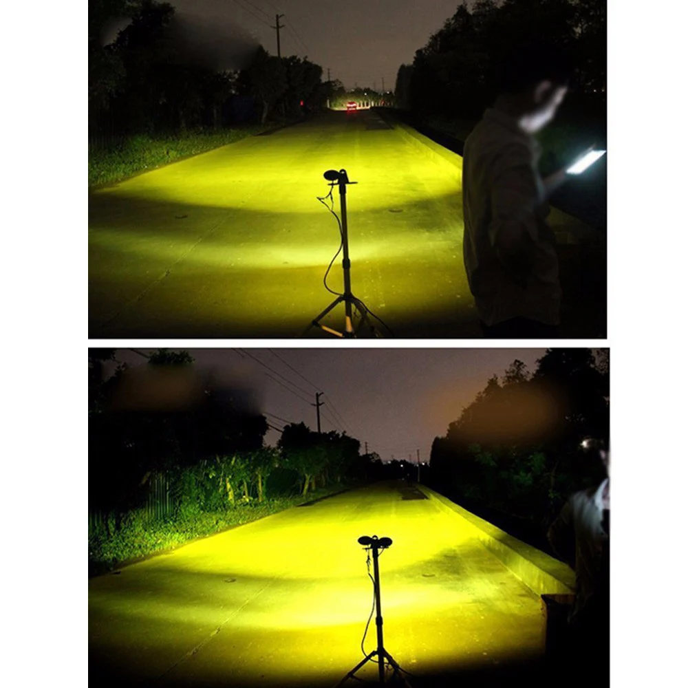 

6D Optical Yellow LED Working Light Driving Fog Spot Lamp Fit For Car Truck Auto