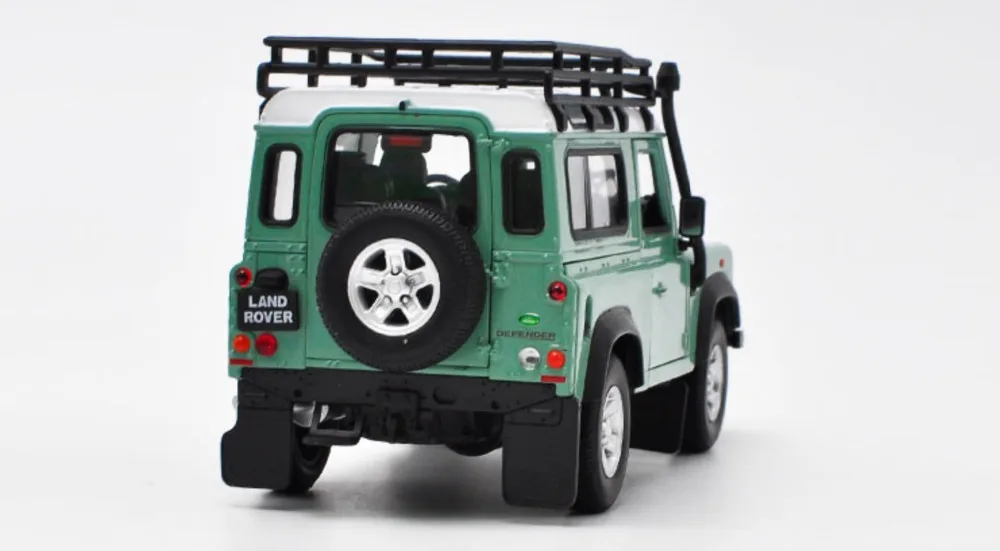 Welly 1/124 1:24 Ностальгический Land Rover Defender внедорожник автомобиль литье под давлением модель игрушки на день рождения для детей мальчиков и девочек