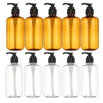 

5X 300Ml Soap Dispenser Plastic Foaming Bottle Liquid Pump Container