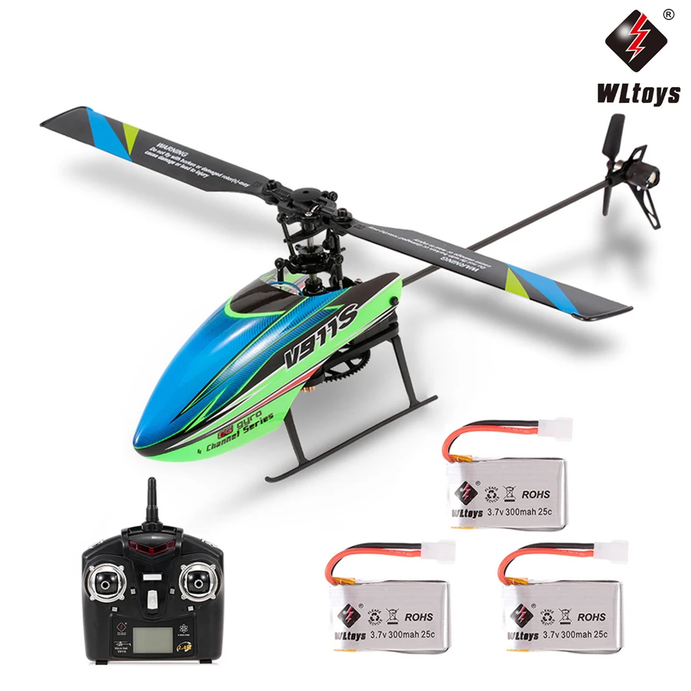 WLtoys V911S RC вертолет 4CH 6G 6 Aixs Gyro один Propelller Non aileron игрушки RTF для мальчиков Детский