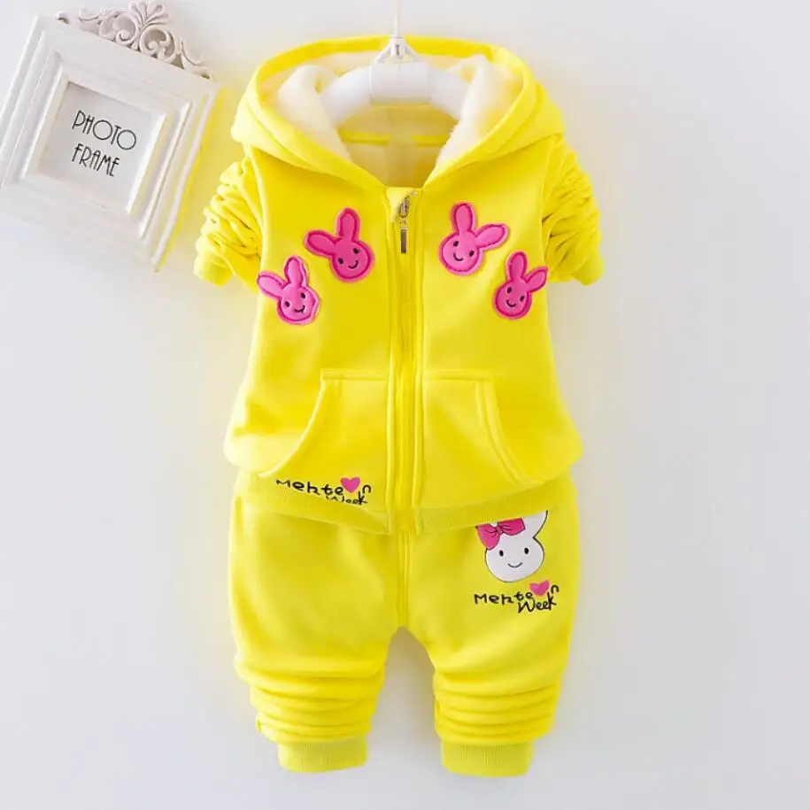baby girls clothes sets cartoon rabbit hoodies newborns set for girl outfit toddler infant children clothing sport suit