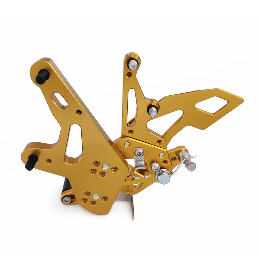 Подножки для ninja 400 ZX-R400 с ЧПУ Регулируемые подножки Rider Rearsets педаль отдыха для KAWASAKI ZXR400 NINJA400