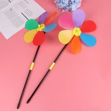 1 шт. красочный цветок Спиннер ветряная мельница Открытый Декор детские игрушки