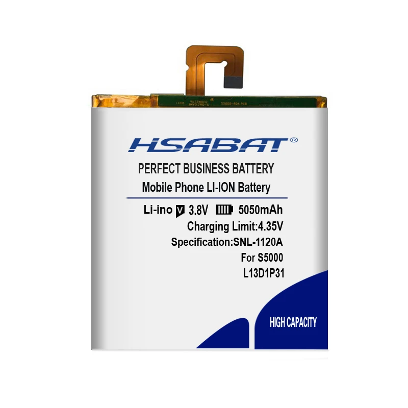 HSABAT 5050 мАч высокой Ёмкость аккумулятор нулевого цикла для lenovo Pad A3500 S5000 S5000-H tab3 7 TB3 710i 710F tab 2 A7 A7-30