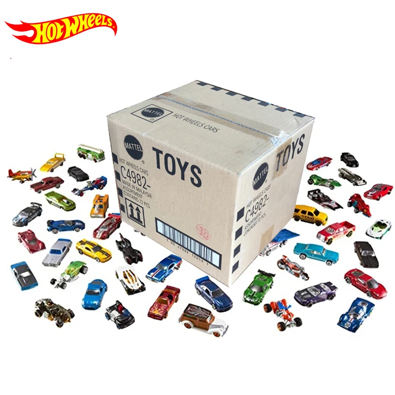 Игрушечный автомобиль Hot Wheels для детей модель автомобиля из 5 шт. в 72 игрушки литой