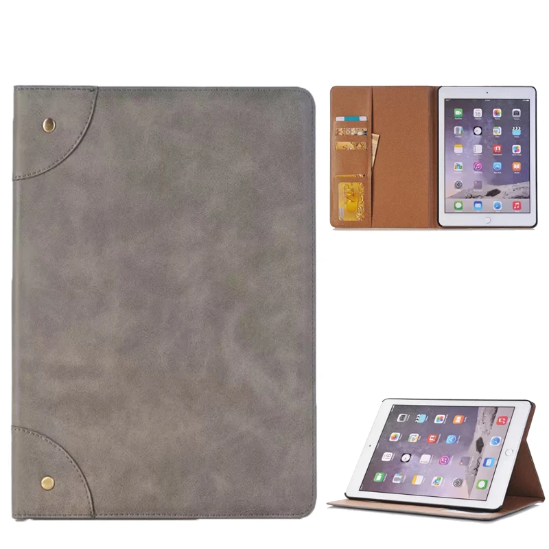 Премиум матовая PU кожаный чехол смарт-подставка чехол для нового ipad Air/5 9,7 чехол-подставка для ipad Air 1 чехол+ карман для карт
