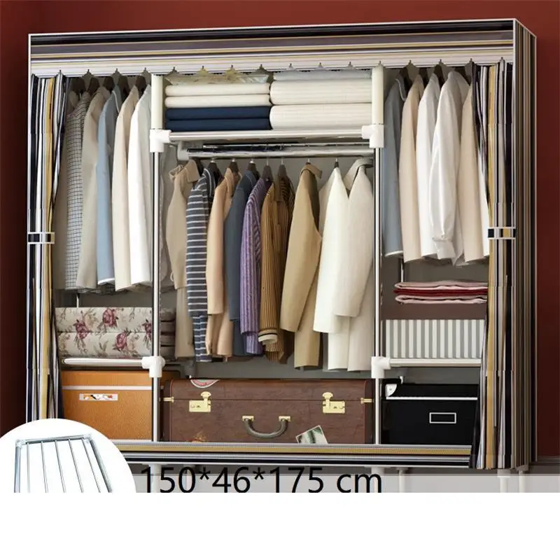MODEL N Для хранения Ropero Garderobe Ropa De Almacenamiento Armario Rangement Chambre Mueble Closet Guarda Roupa шкаф - Цвет: MODEL N