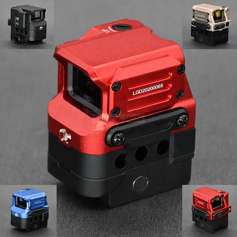 Tactical FC1 1x Red Dot Sight Rifle Scope For Hunting Shooting 1913 20mm Weaver Rail Mount Base | Спорт и развлечения