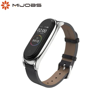 

NFC Mi Band 5 Correa Strap Wrist Strap For Xiaomi Mi Band 4 Pulseira Mi Band 3 Bracelet Leather PU Wristband Smart Watch Band