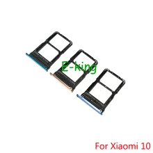 

Sim Tray Holder For Xiaomi Mi 10 Pro Lite SIM Card Tray Slot Holder Adapter Socket Repair Parts