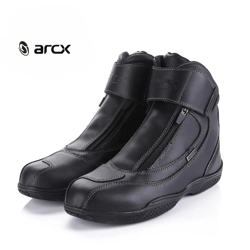 Байкерские ботинки ARCX из натуральной кожи водонепроницаемые уличные Мотогонки