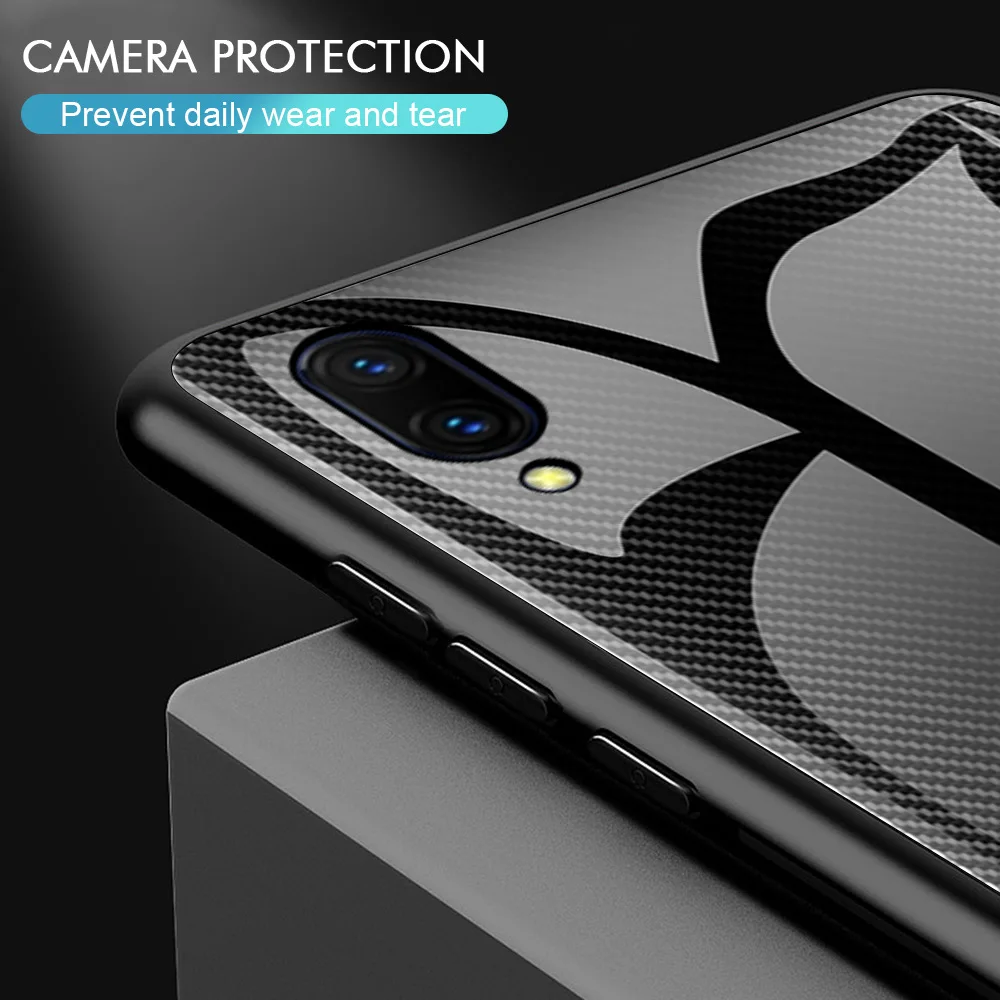Градиент текстуры закаленное Стекло для V15 PRO S1 Pro V11 V11Pro X23 Y17 Y15 Y12 Y67 Y75 V7 Модный чехол
