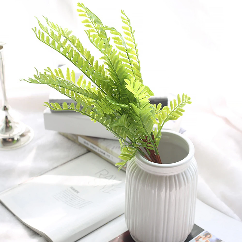 Artificial Green Plant Sage Simulates Leaf Wall Desk Fake Leaves Plant For Home Garden Decoration Simulation Fake Flower