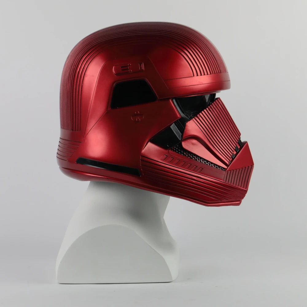 Звездные войны 9 The Rise of Skywalker Sith Trooper красный шлем Косплей звезда на Хэллоуин войны шлемы маска реквизит